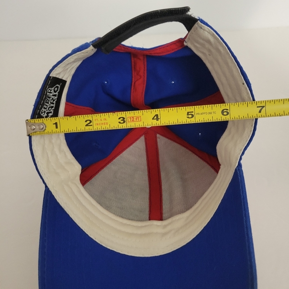 Super Mario Bros Adjustable Hat Embroidered Youth Children Red Blue Snapback Hat - Picture 5 of 5